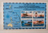 Cocos Island 1989 vapoare, nave, emblema navigatie bloc nestampilat