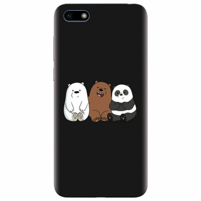 Husa silicon pentru Huawei Y5 Prime 2018, Bears foto