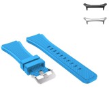 Curea silicon compatibila Samsung Galaxy Watch Ultra2, telescoape Quick Release, 22mm, Lite blue