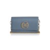 Poseta Piele Naturala French Blue Siren, Geanta de Mana/Umar, Accesorii Dama, Grecia, 21cm