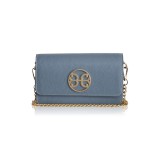 Cumpara ieftin Poseta Piele Naturala French Blue Siren, Geanta de Mana/Umar, Accesorii Dama, Grecia, 21cm