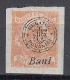 ROMANIA 1919 EMISIUNEA ORADEA EROARE TIMBRU PENTRU ZIARE CU BANI JOS IN LOC DE SUS GUMA ORIGINALA SARNIERA, Nestampilat