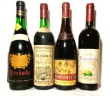 LOT 4/D - 4 STICLE DE VIN ROȘU RECOLTARE 1964/70/71/95, Sec, Rosu, Europa