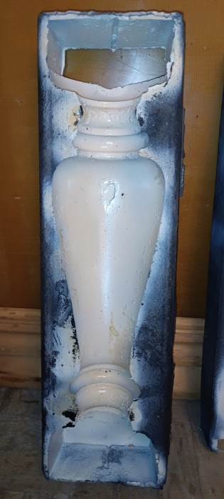 Matriță din cauciuc brut pentru st&acirc;lpi ornamentali (59 cm)
