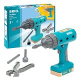 Jucarie electronica - bormasina cu accesorii BRIO, 3+ ani