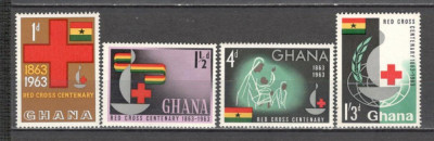 Ghana.1963 100 ani Crucea Rosie DX.43 foto