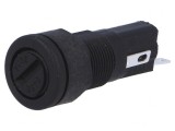 Clemă Siguranțe Cilindrice 5x20mm 250V Neagră Panou