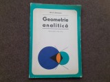 GEOMETRIE ANALITICA MANUAL PENTRU CLASA XI A GH D SIMIONESCU R7