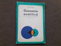 GEOMETRIE ANALITICA MANUAL PENTRU CLASA XI A GH D SIMIONESCU R7