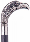 Baston din lemn masiv cu maner cap de vultur LUP112, Ornamentale
