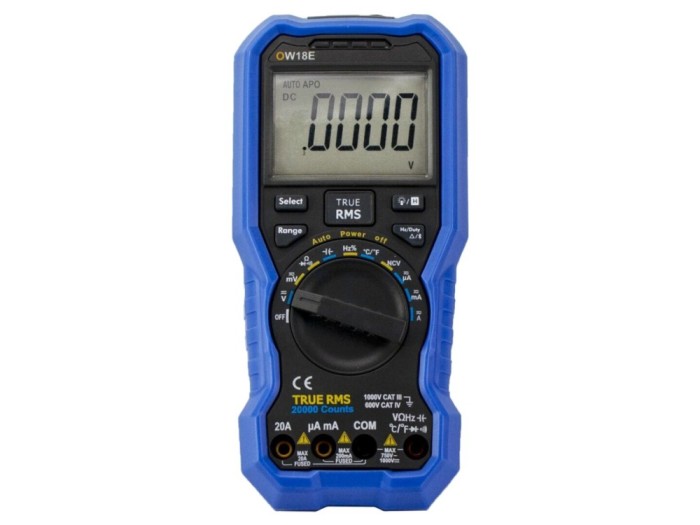 Multimetru Digital Bluetooth LCD 4,5 Cifre OW18E