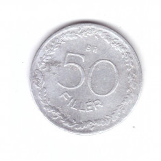 Moneda Ungaria 50 filler / filleri 1953, stare buna, curata