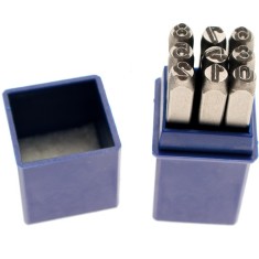 Set de poansoane cu numere 2mm