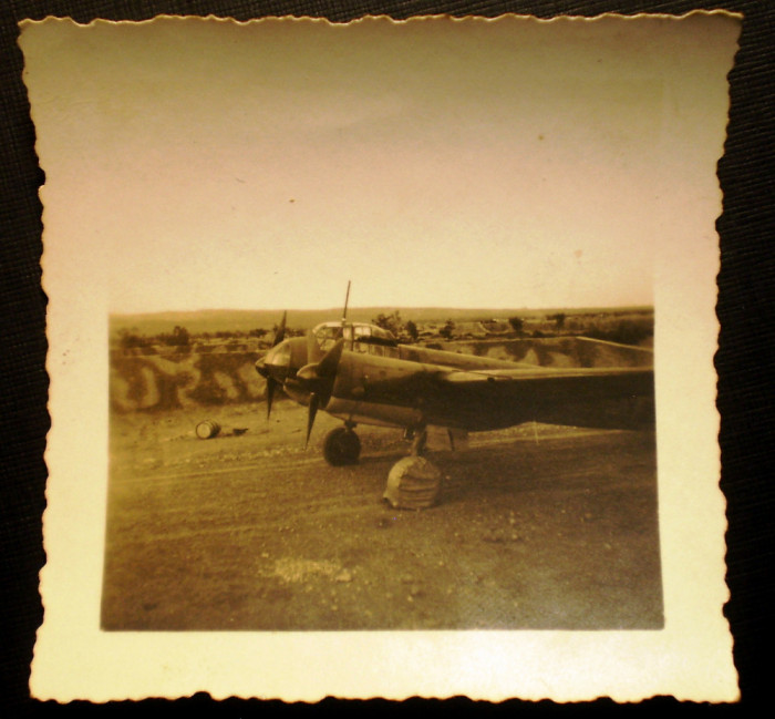 P078 FOTOGRAFIE RAZBOI LUFTWAFFE WWII AVIATIE BOMBARDIER JUNKERS JU-88 4U PK