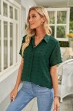 P777-123 Camasa casual din material lejer semitransparent si buline 3D