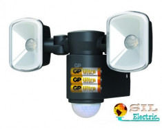 Proiector LED GP Safeguard 2.1 cu baterie si senzor miscare 2x LED foto