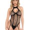 Body Sexy Tip Plasa Cu Ciorapi Asortati, Negru, Marime Universala