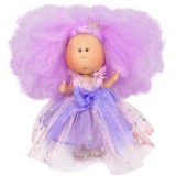 Cumpara ieftin Papusa Nines D&#039;Onil Mia Candy cu parul mov, articulatii si miros de vanilie 30 cm