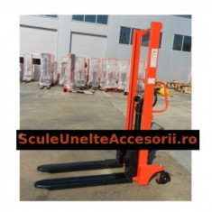 Transpalet manual cu ridicare LIFTEX 1016M, max 1000 Kg, inaltime 1.6 m