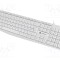 Tastatură albă USB A slim NATEC ES layout cu cablu 1,8m