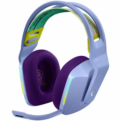 Casti gaming wireless LOGITECH G733 LightSpeed LILAC 981-000890 foto