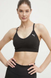 Puma sutien sport Move Shapelux culoarea negru, neted, 524362