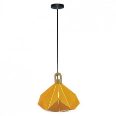 Pendul Tavan Soclu E27 32cm X 27cm - Galben