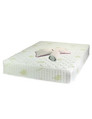 Set Saltea cu arcuri impachetate individual Pocket Spring Milano, 140x200x24cm, fermitate mediu spre soft, sistem de aerisire perimetral, Saltex plus foto