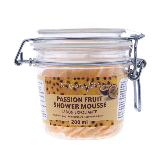 Passion Fruit Shower Mousse, 200 ml, Nirvana Spa