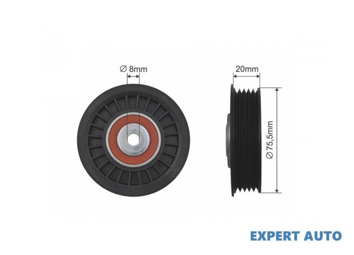 Rola ghidaj curea transmisie Volkswagen Golf 4 (1997-2005)[1J1] #1