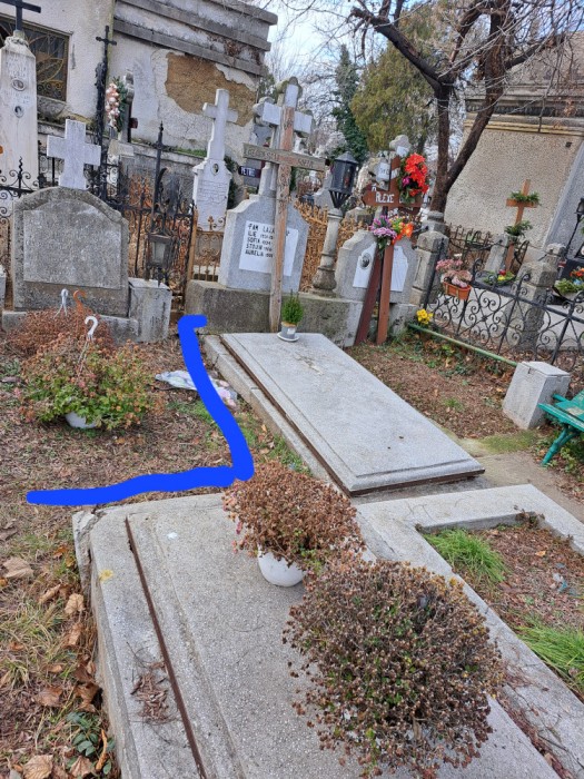V&acirc;nd parte concesiune loc de veci cimitir Sf.Vineri