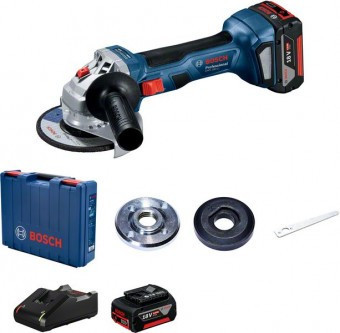 Bosch GWS 180-LI Polizor unghiular cu 2 acumulatori Li-Ion, 4Ah, valiza - 3165140978651 foto