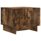vidaXL Masă de cafea Stejar fumuriu 49 x 50 x 40 cm Lemn prelucrat 894050