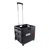 Cumpara ieftin Carucior pliabil, 43x38x41,5, maner telescopic, capacitate 35 kg DEDRA N1000