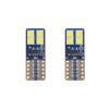 Set becuri auto cu LED CANBUS compatibil T10e W5W 8 SMD Alb 12/24V, destinat, Amio