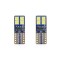 Set becuri auto cu LED CANBUS compatibil T10e W5W 8 SMD Alb 12/24V, destinat