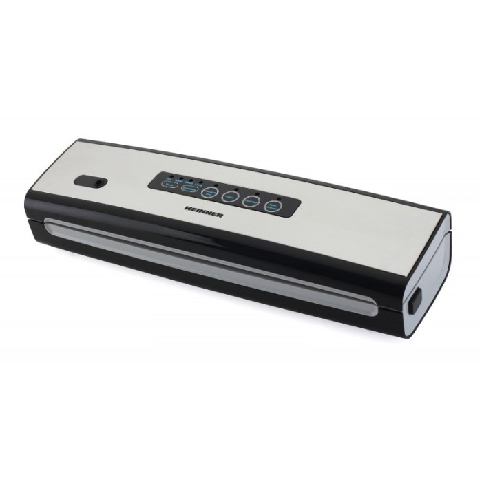 Aparat de vidat Heinner, 130 W, control Touch, vidare uscata si umeda, rola pungi inclusa