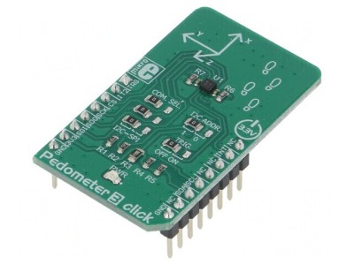 Placă prototip accelerometru KX126-1063 Pedometer 3 Click foto