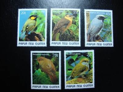 PAPUA NOUA GUINEE 1989 SERIE PASARI MNH- foto
