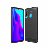 Cumpara ieftin Husa Compatibila cu Huawei P30 Lite / P30 lite New Edition Techsuit Carbon Silicone Negru, Carcasa