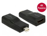 Adaptor Mini Displayport 1.2 la HDMI T-M 4K Pasiv negru, Delock 65686