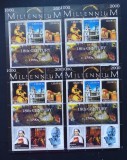 TURKMENISTAN- ARTA-PERSONALITATI-II-4 x6v+3vg.in 4coali mici,-MNH**-TU PLR 58A, Asia, Oameni