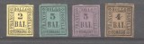 Italy Romagna 1859 Definitives, Drawing numbers, 2-5 BAJ, Mi.3-6, MH AM.089