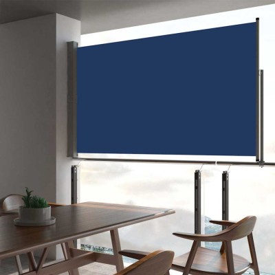 vidaXL Copertină laterală retractabilă, albastru, 140 x 300 cm 48347 foto
