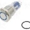 Intrerupator anti-vandalism, ON-(ON), &Oslash;16.2mm, BULGIN, MP0045/1E2BL012S
