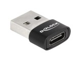 Adaptor USB 2.0 cu USB A mufă și USB C soclu - DELOCK