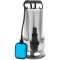 Pompă submersibilă, pompă de puț, pompă submersibilă 1&quot; x 1 1/2&quot; x 1&quot; duză furtun x filet exterior x duză furtun, 1,6A, 230VAC, Gri, Tip IP 550 INOX