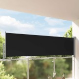 vidaXL Copertină laterală retractabilă de terasă, negru, 100 x 300 cm 45184