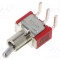 Comutator basculant TE Connectivity Poz: 2 SPDT ON-ON 5A/125VAC 5A/28VDC 10m&Omega;