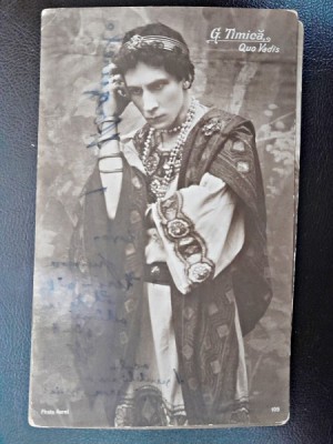 Carte postala, G. Timica in Quo Vadis, inceput de secol XX foto